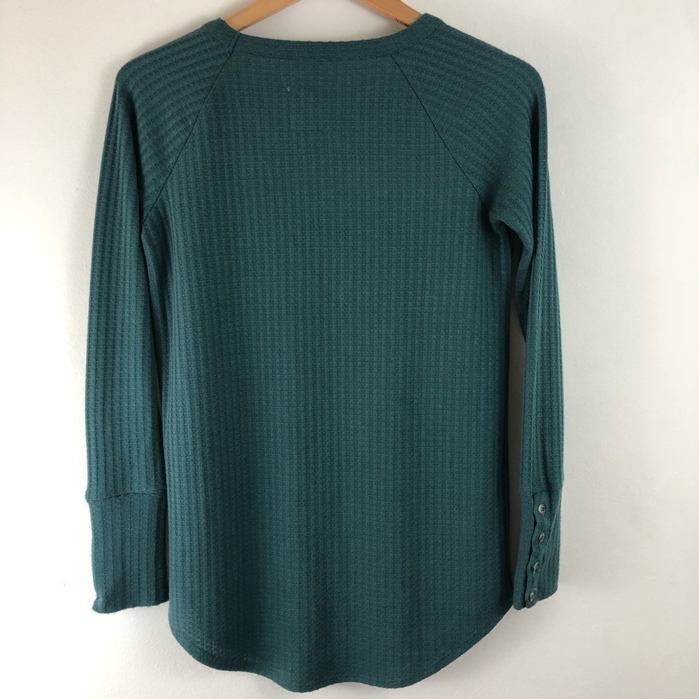 Chaser Green Waffle Thermal Shirt S - Picture 3 of 8